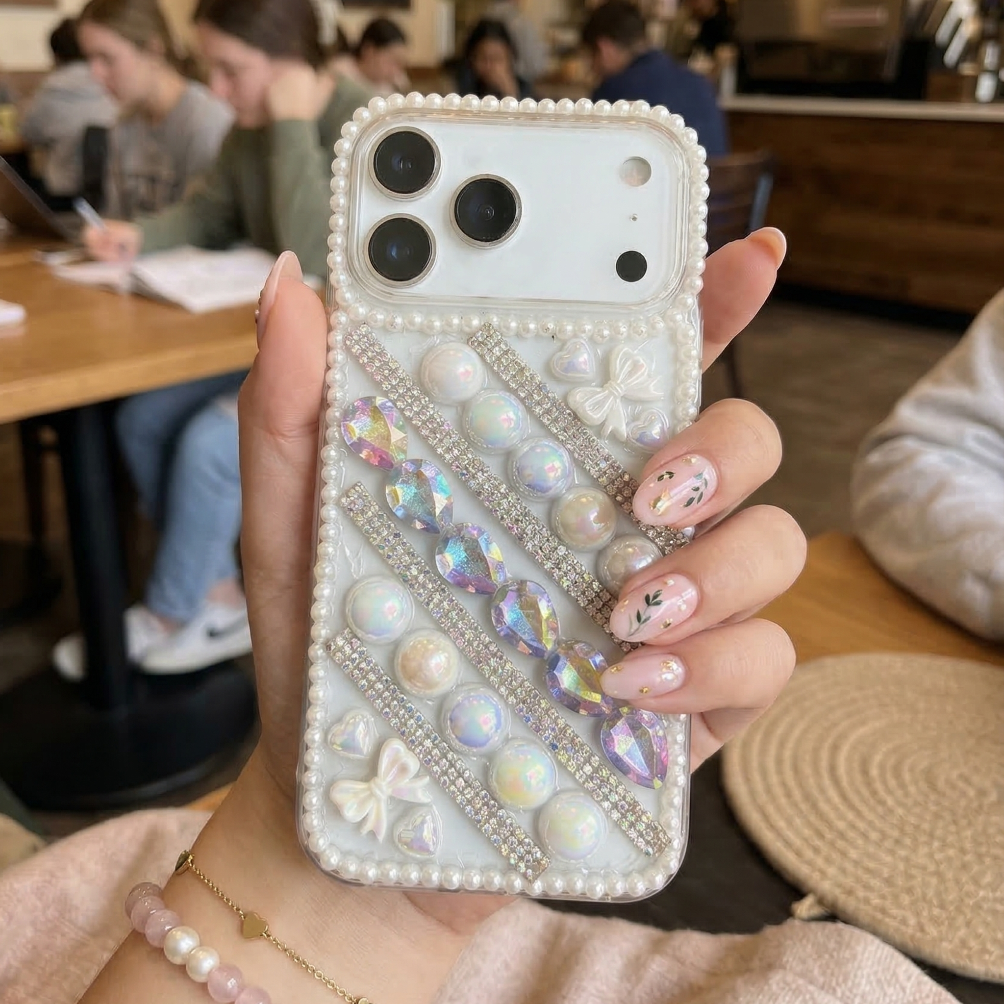 KoreanStyle Jinju Brilliance Luxe – Elegance Silicone Case