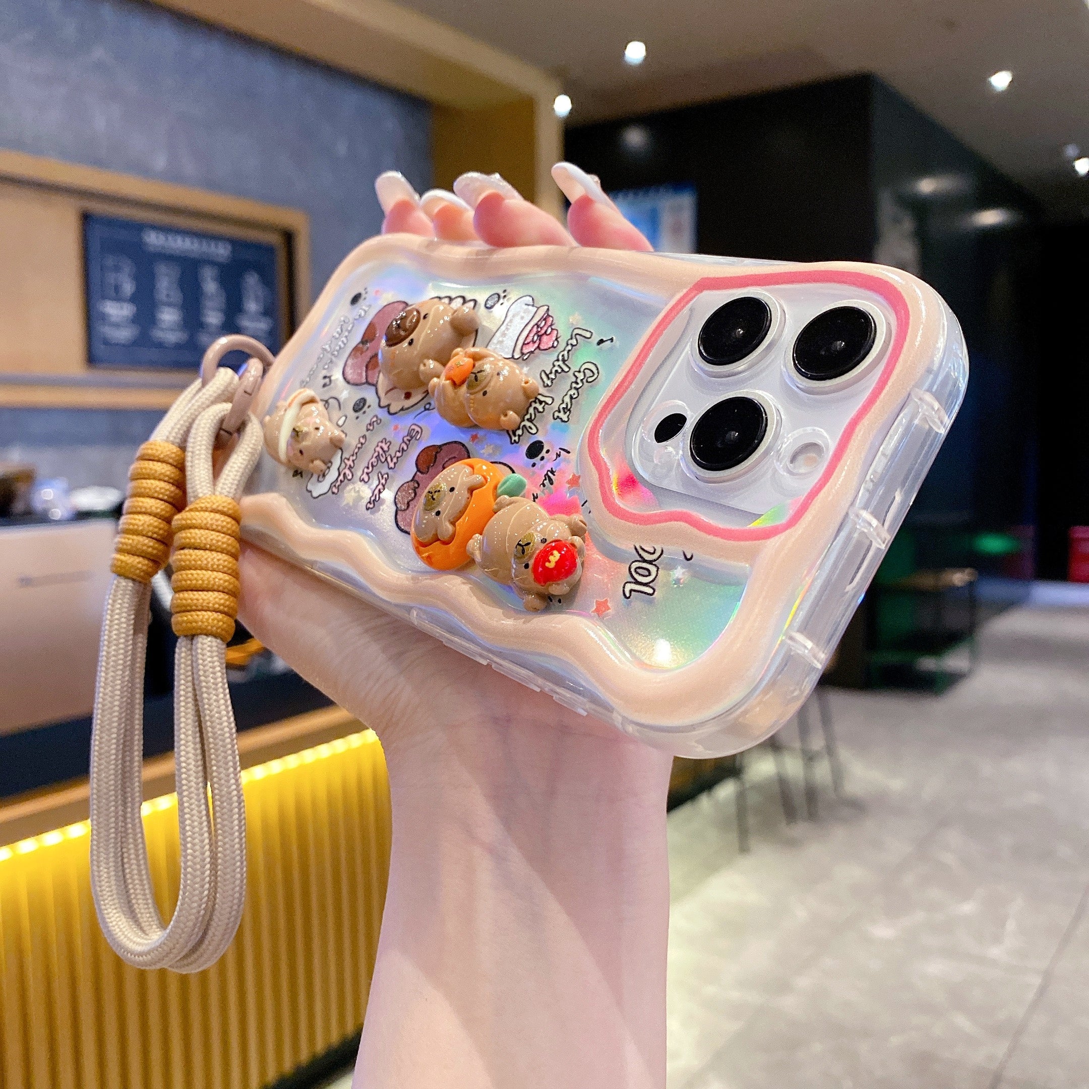 Lucky Toy Capybara Silicon Phone Cases