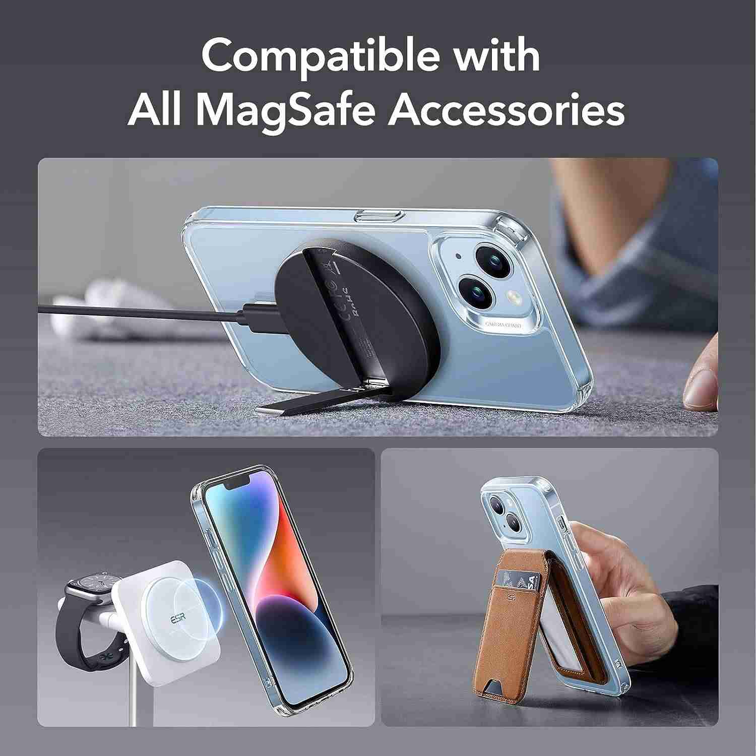 Clear MagSafe Silicon Phone Cases For iPhone 15