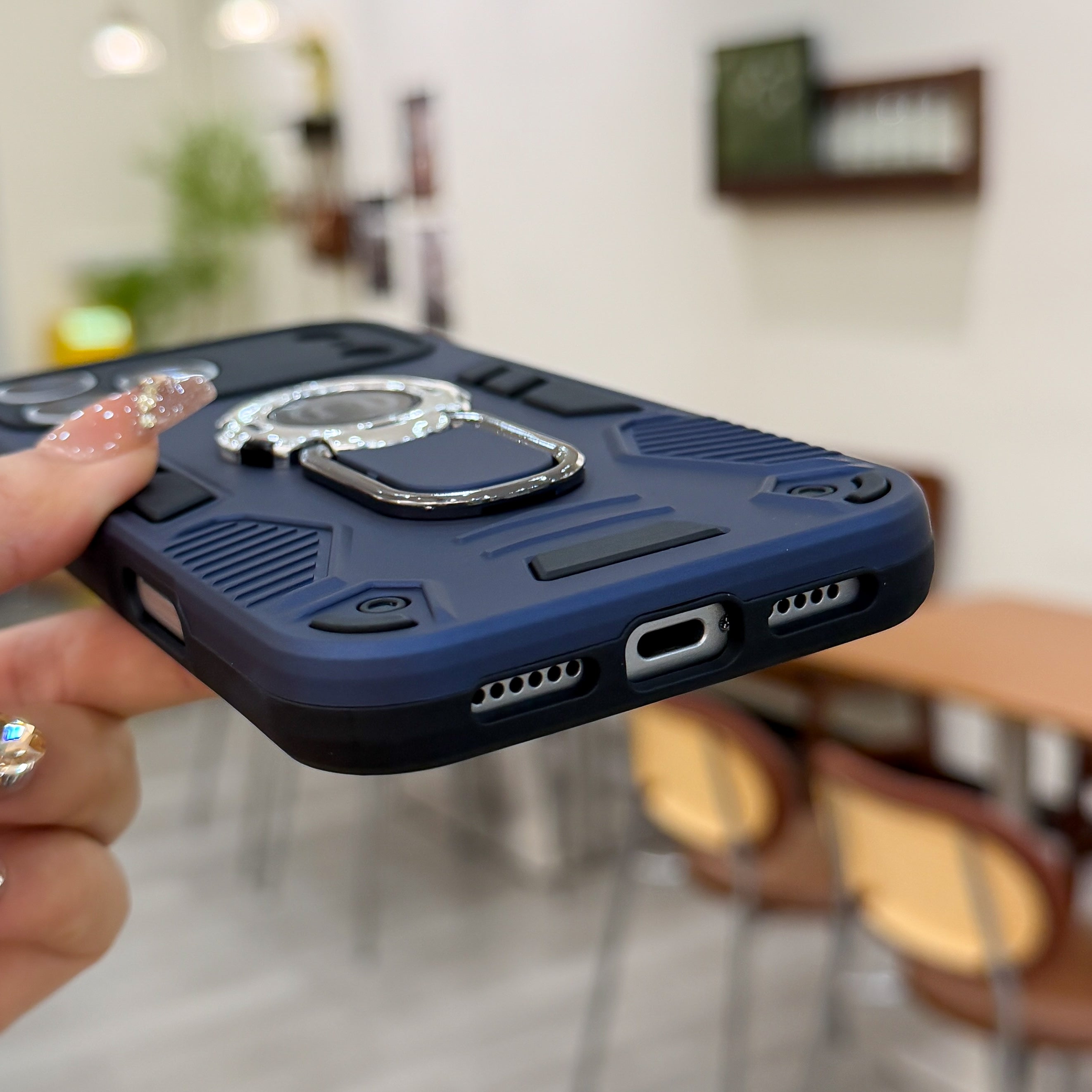 Military-Grade Protection Case - 360° Rotating Ring Holder & Magnetic Car Mount Case For iPhone 17 Pro