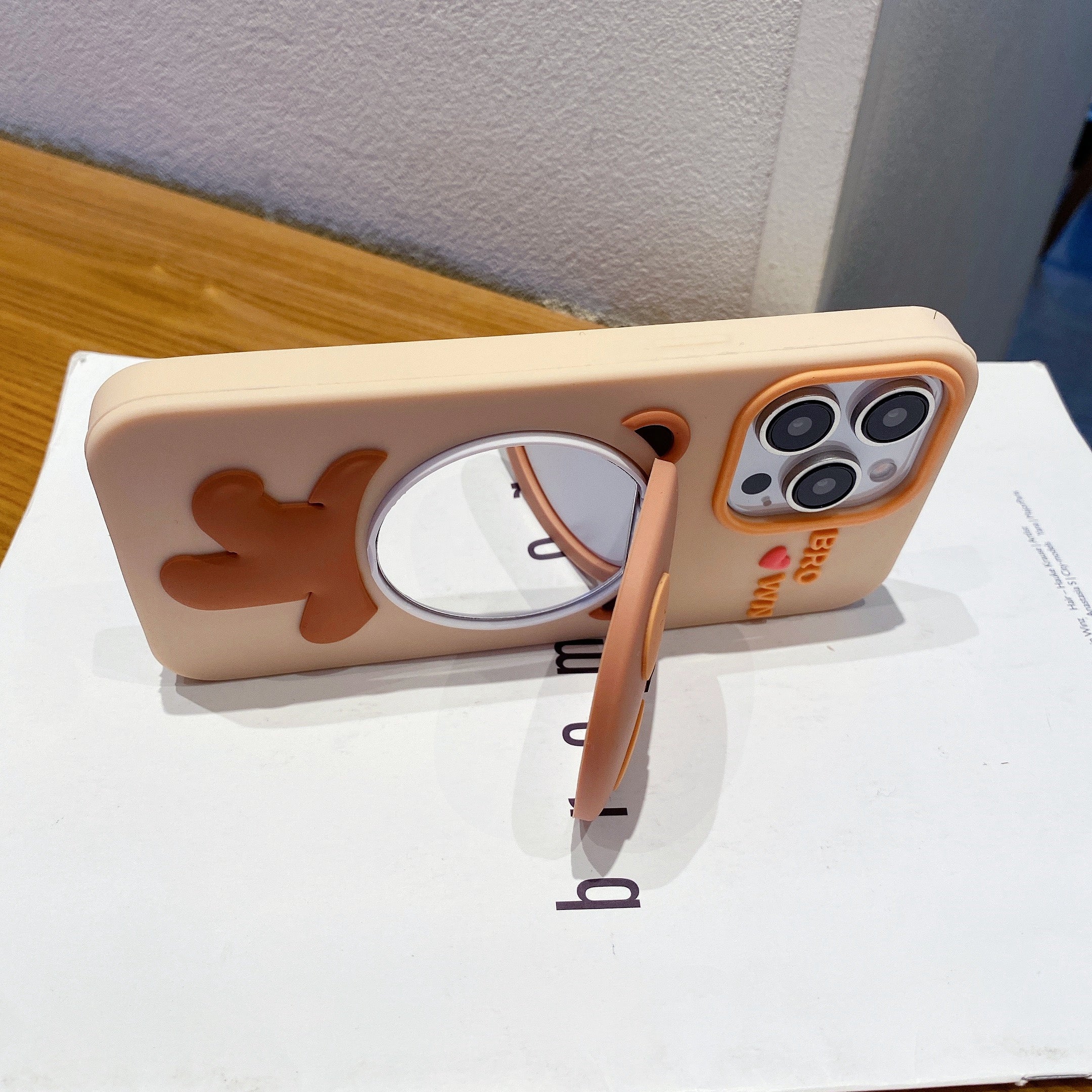 Mirror Bear Silicon Phone Cases