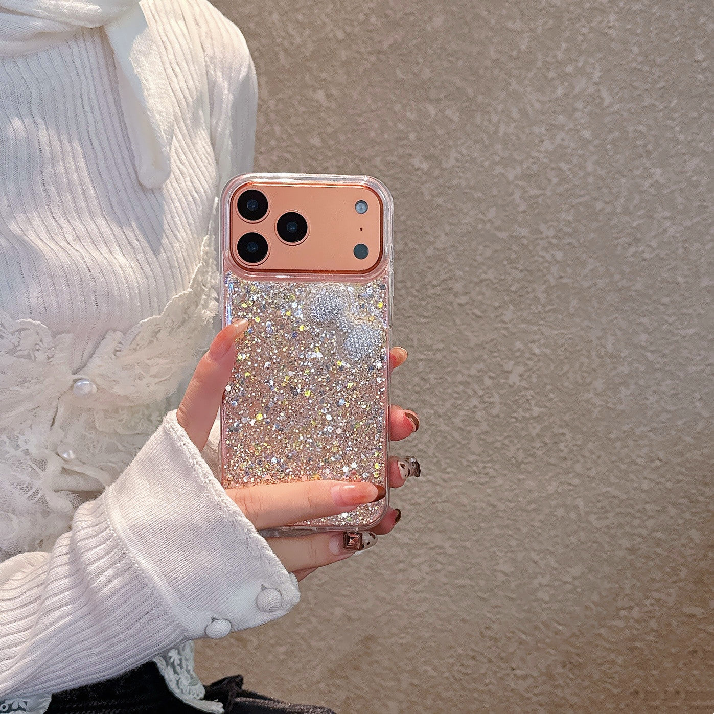 Moonlight Bow Diamond Glow Silicone Phone Case For iPhone 17 Air