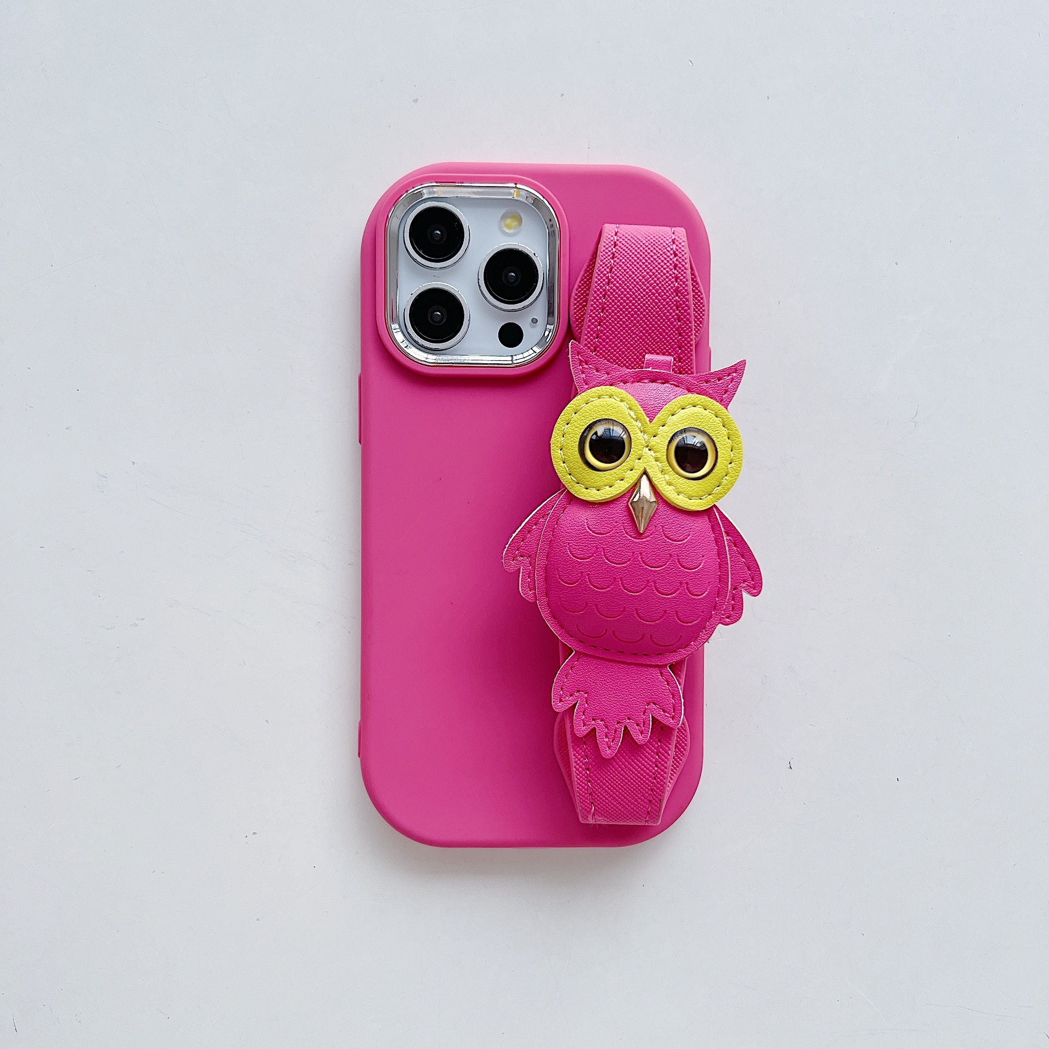 Owl With Belt Silicon Phone Cases For iPhone 12