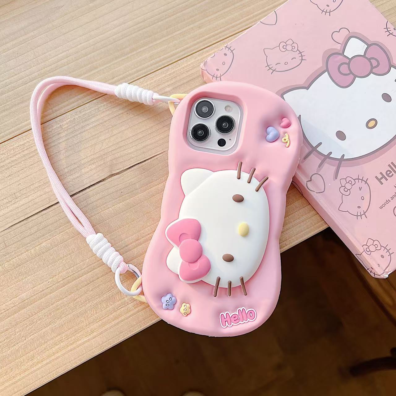 Paradise Kittyy Bag Silicon Phone Cases For iPhone 16 Pro Max
