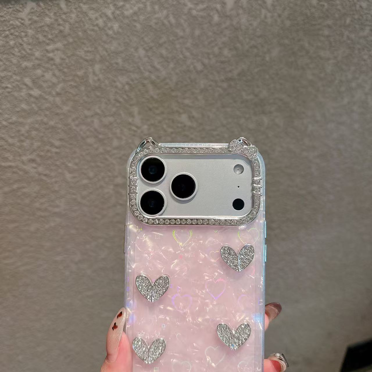 Princess Glow Heart Silicone Phone Case For iPhone 17 Air