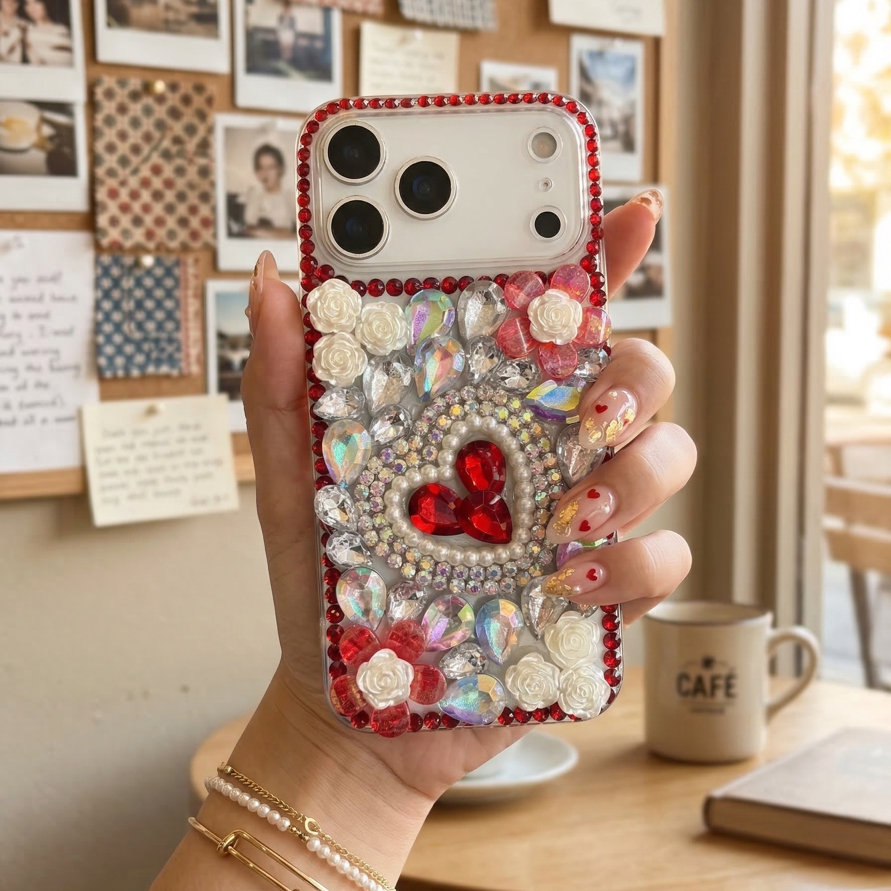Ruby Rose Heart Glow Silicone Case