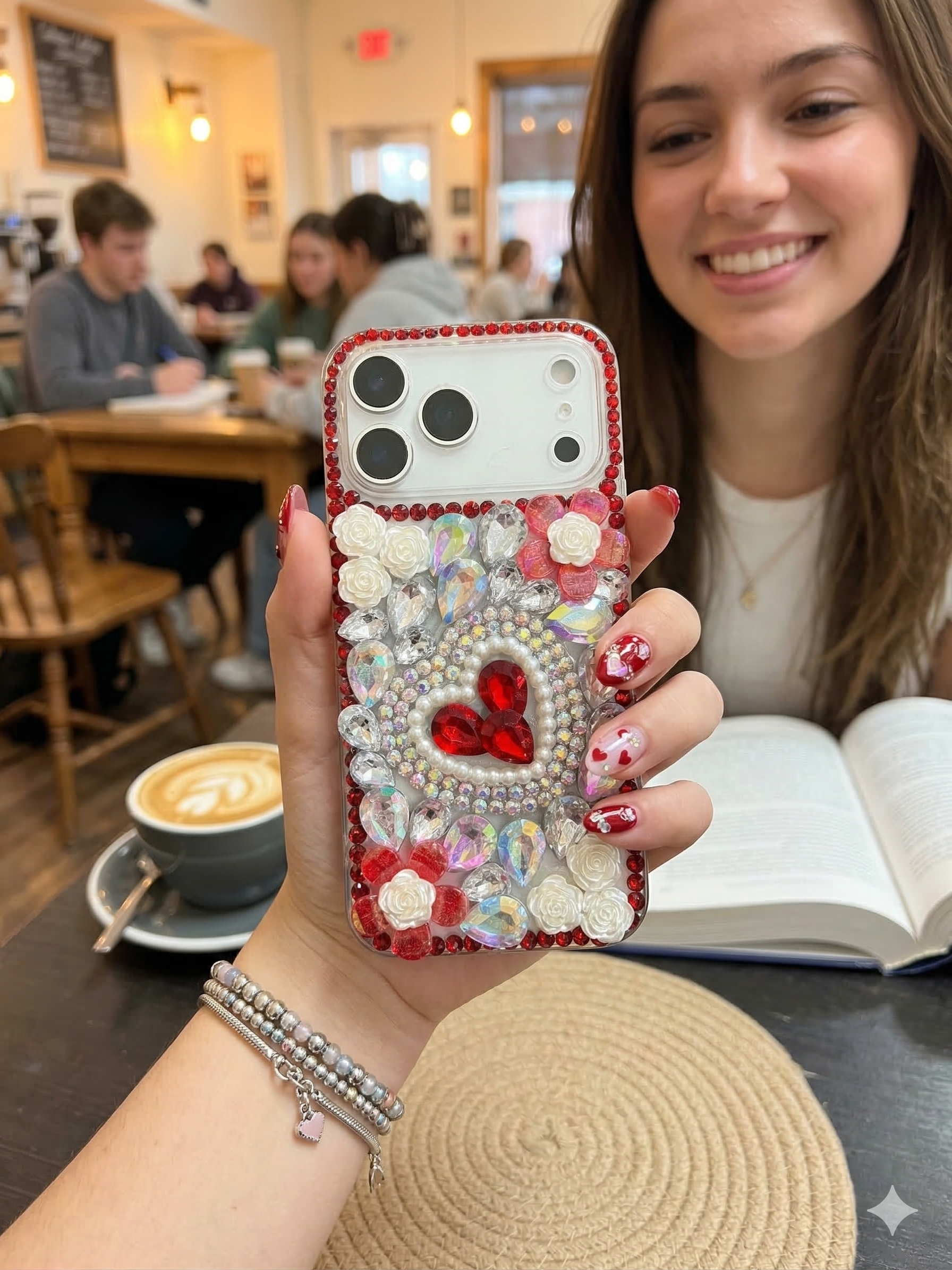 Ruby Rose Heart Glow Silicone Case