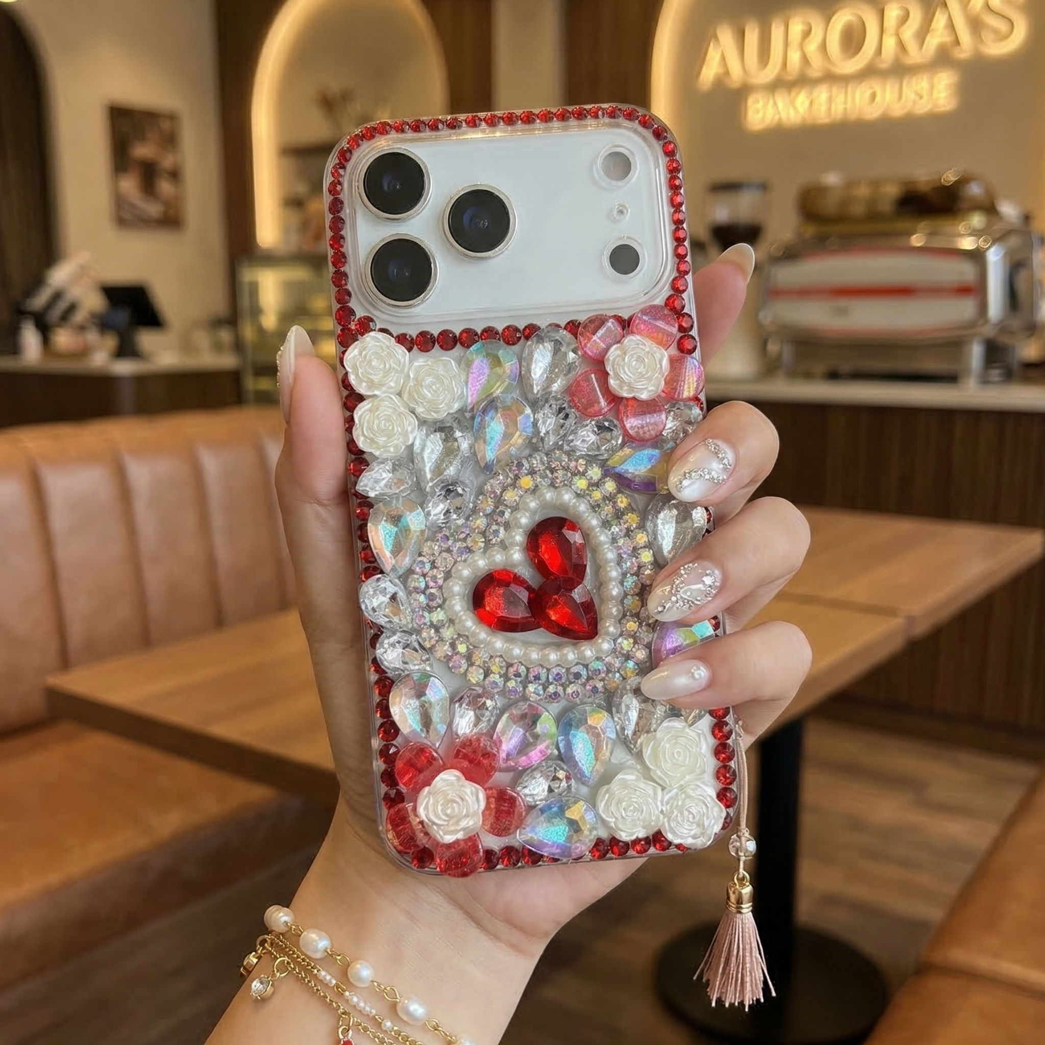 Ruby Rose Heart Glow Silicone Case