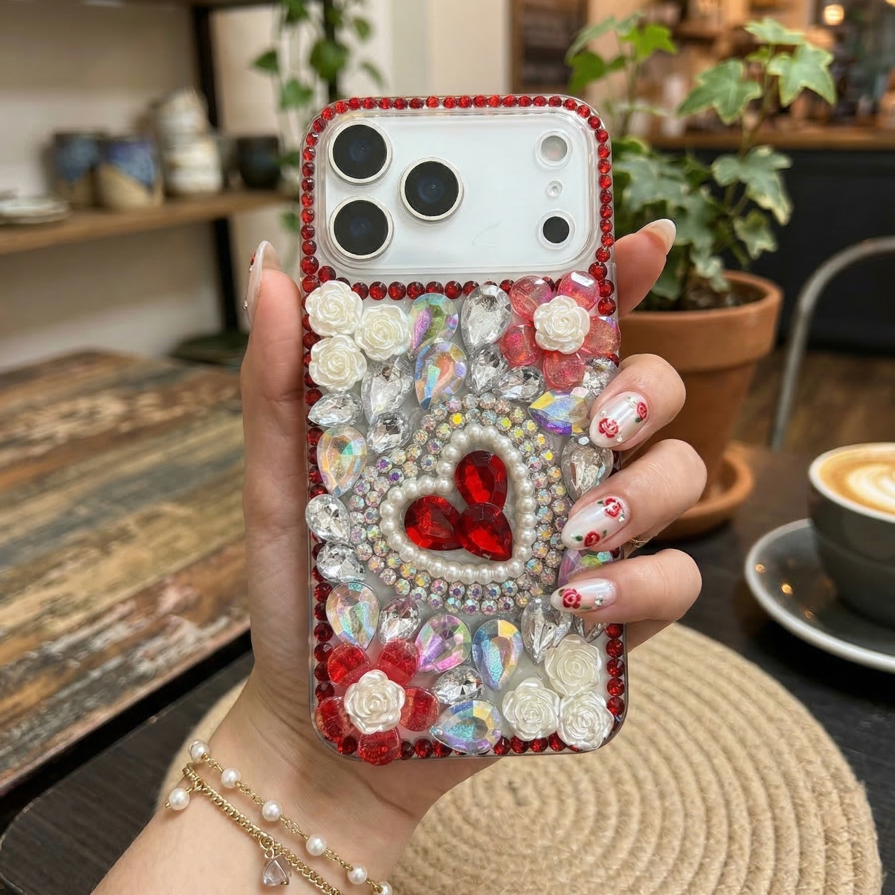 Ruby Rose Heart Glow Silicone Case