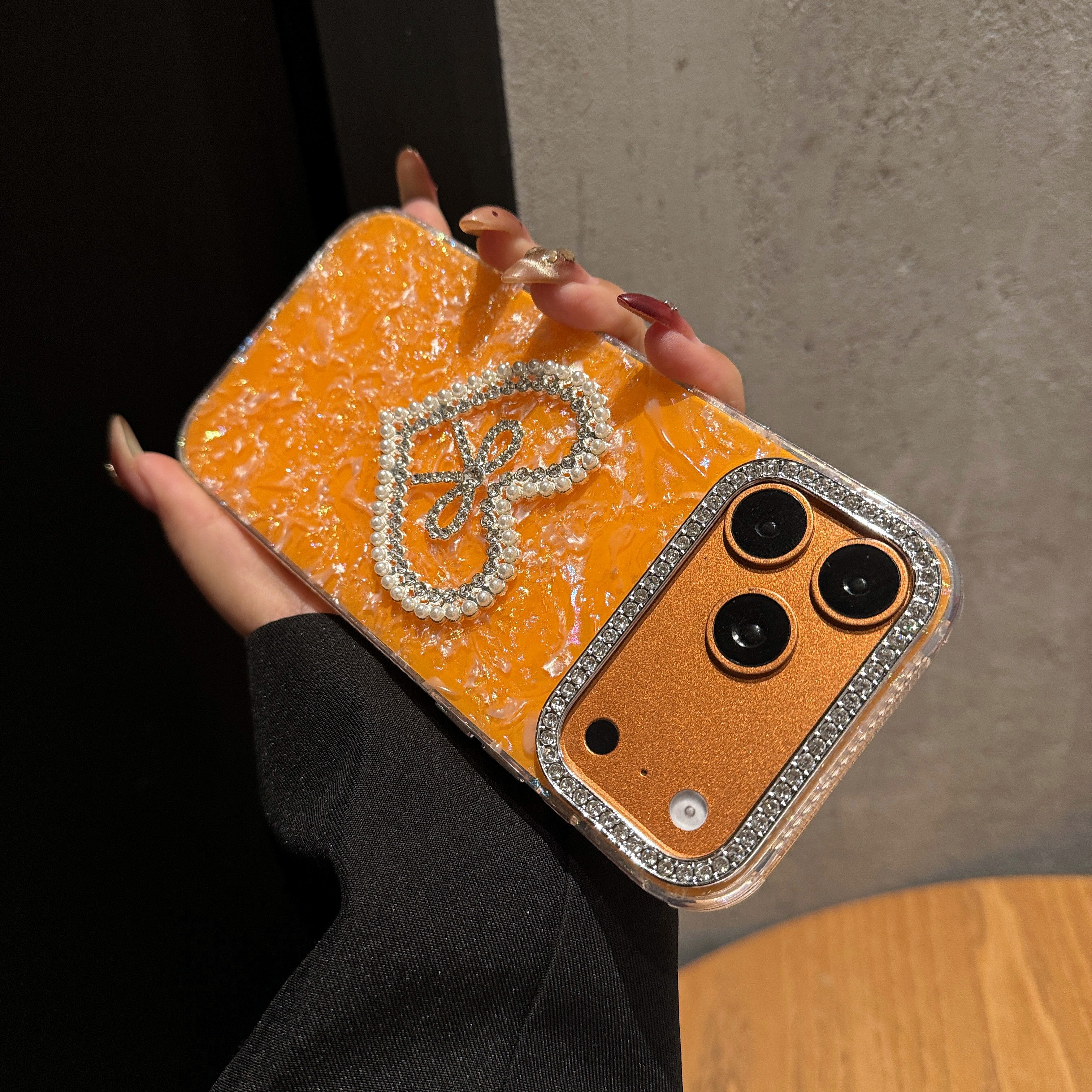 Sun Kissed Crystal Heart Elegance Case