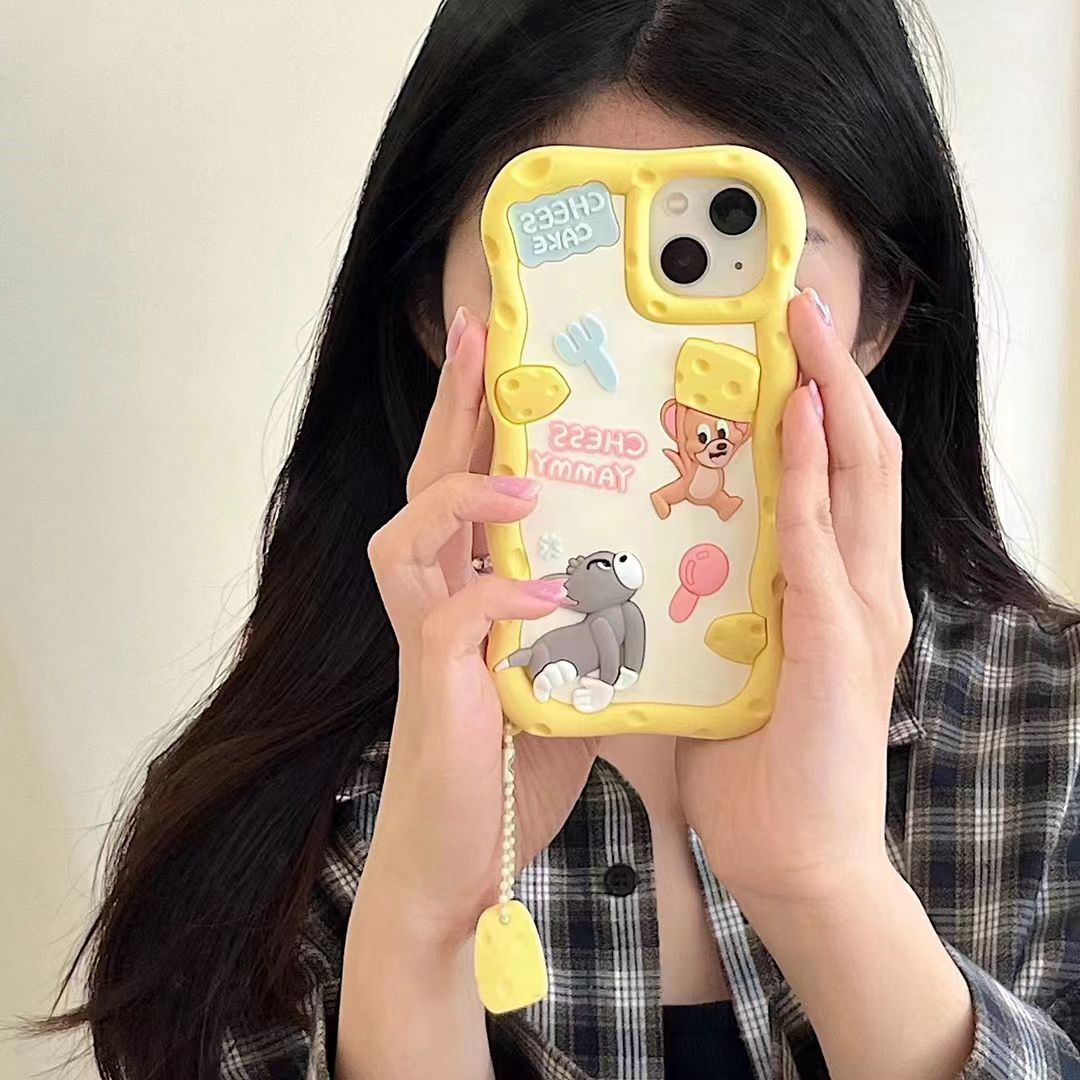 Tom & Jerry Chess Yammy Phone Cases For iPhone 15 Plus