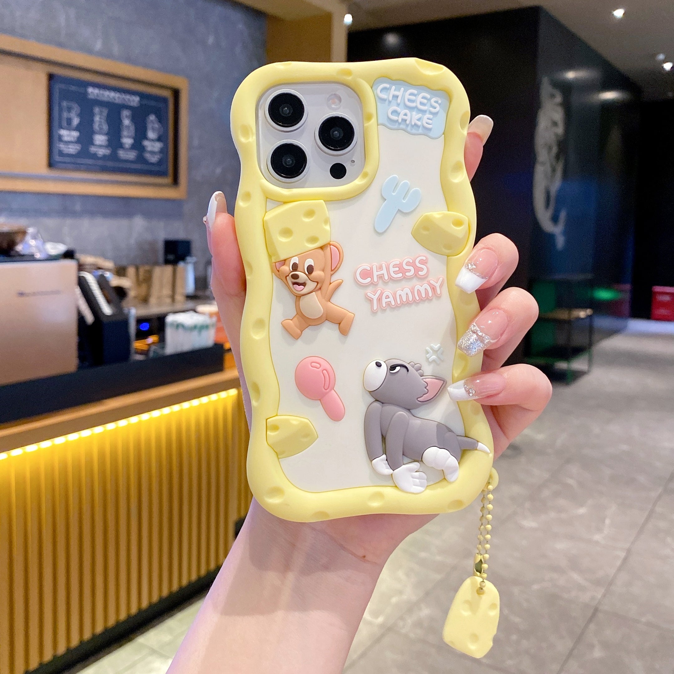 Tom & Jerry Chess Yammy Phone Cases For iPhone 14 Pro Max