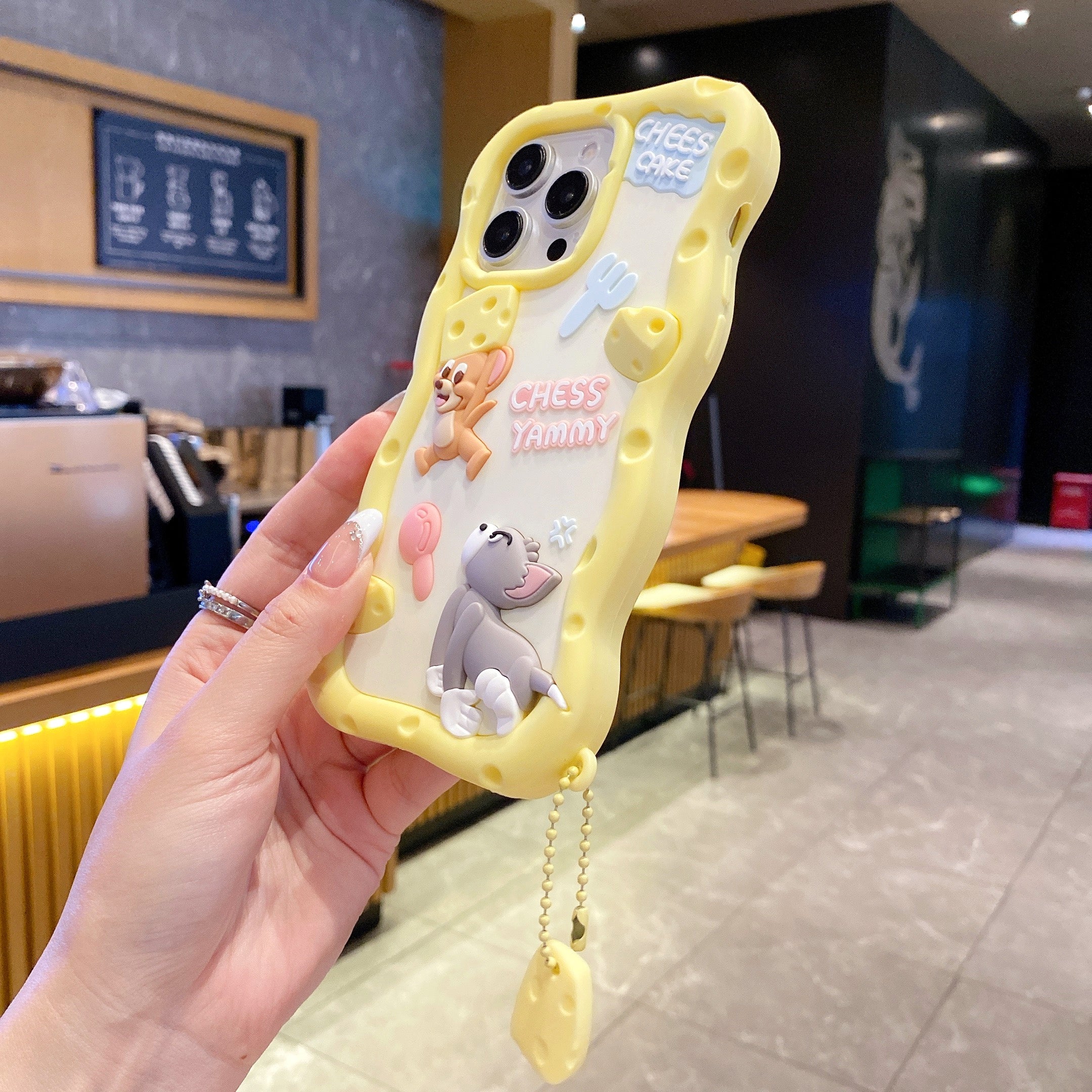 Tom & Jerry Chess Yammy Phone Cases For iPhone 14 Pro Max
