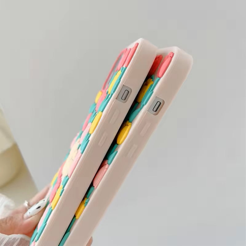 Tulip Flower Silicon Phone Cases For iPhone 12 Pro