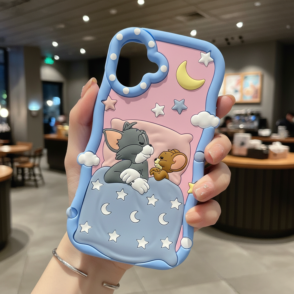 Sleeping Tom & Jerry - Phone Case For iPhone 16 Plus