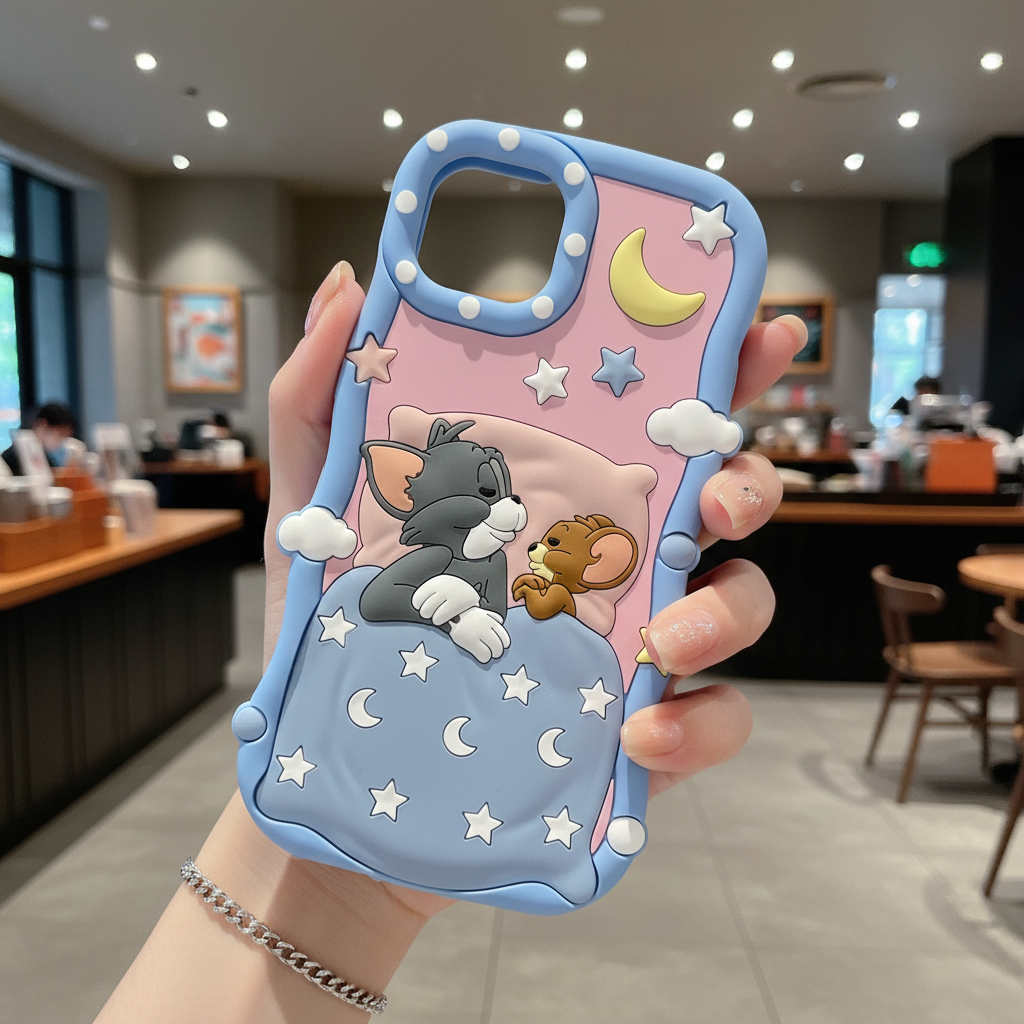 Sleeping Tom & Jerry - Phone Case For iPhone 14 Plus