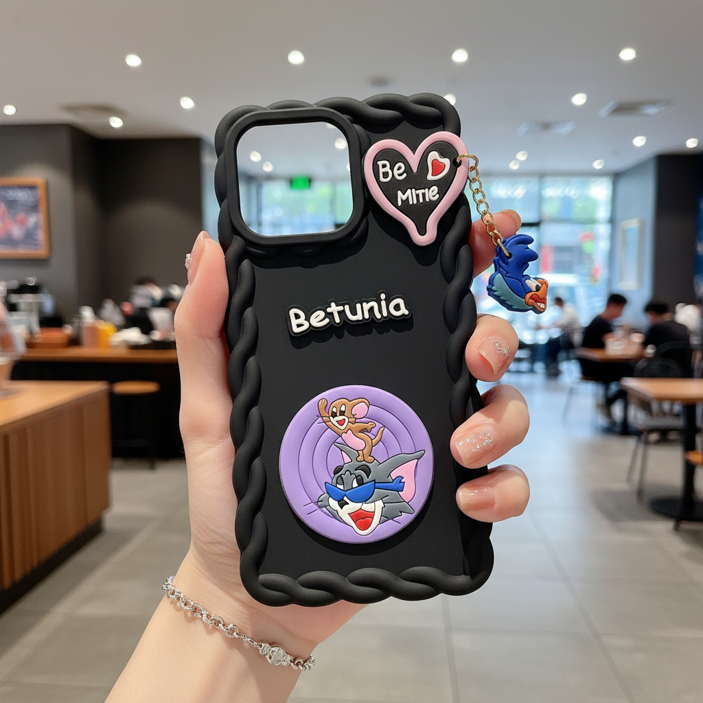 Be Mine Tom-Jerry - Phone Case For iPhone 15 Pro
