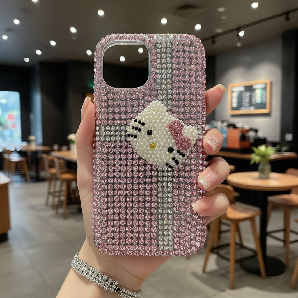Pink Radiance Kitty Luxe Edition - Phone Case For iPhone 14 Plus