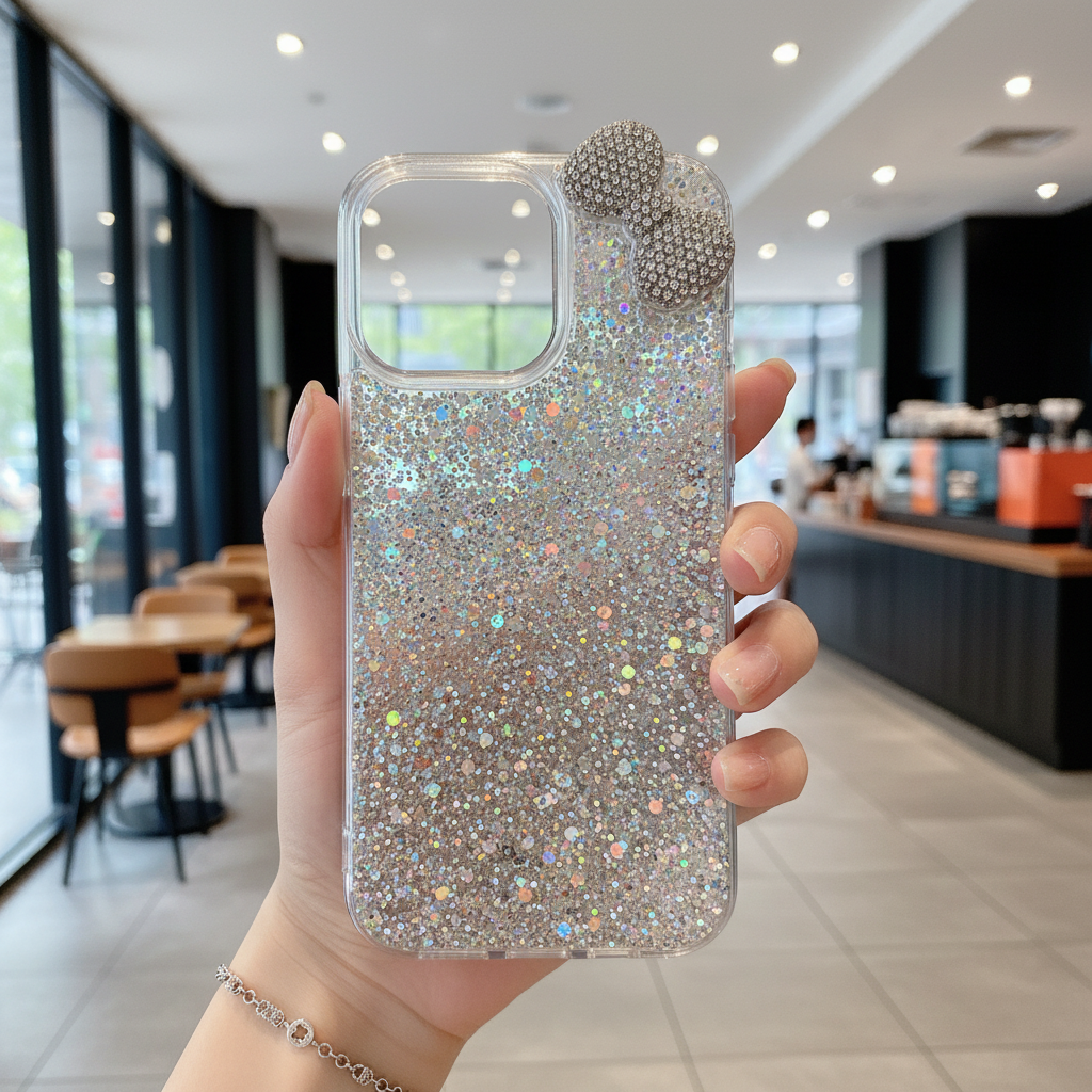 Moonlight Bow Diamond Glow - Phone Case For iPhone 14
