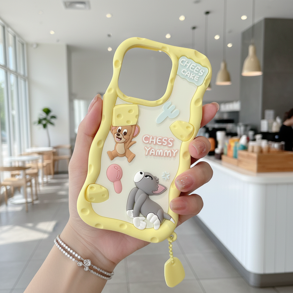 Tom & Jerry Chess Yammy - Phone Case For iPhone 15 Pro