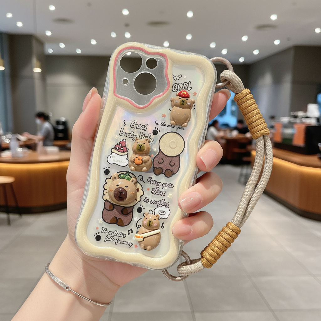 Lucky Toy Capybara - Phone Case For iPhone 15 Plus