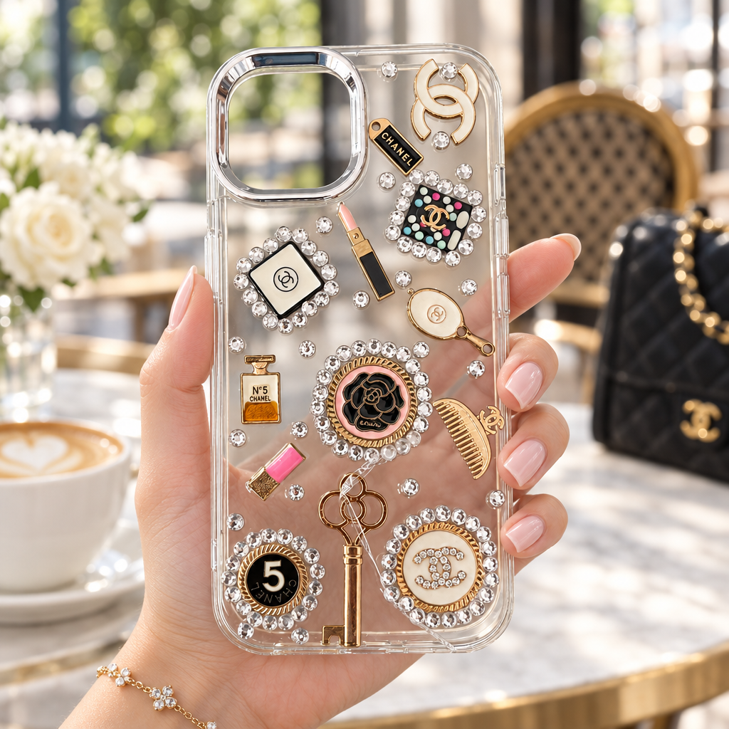Clear Makeup Back Cover Case for iPhone