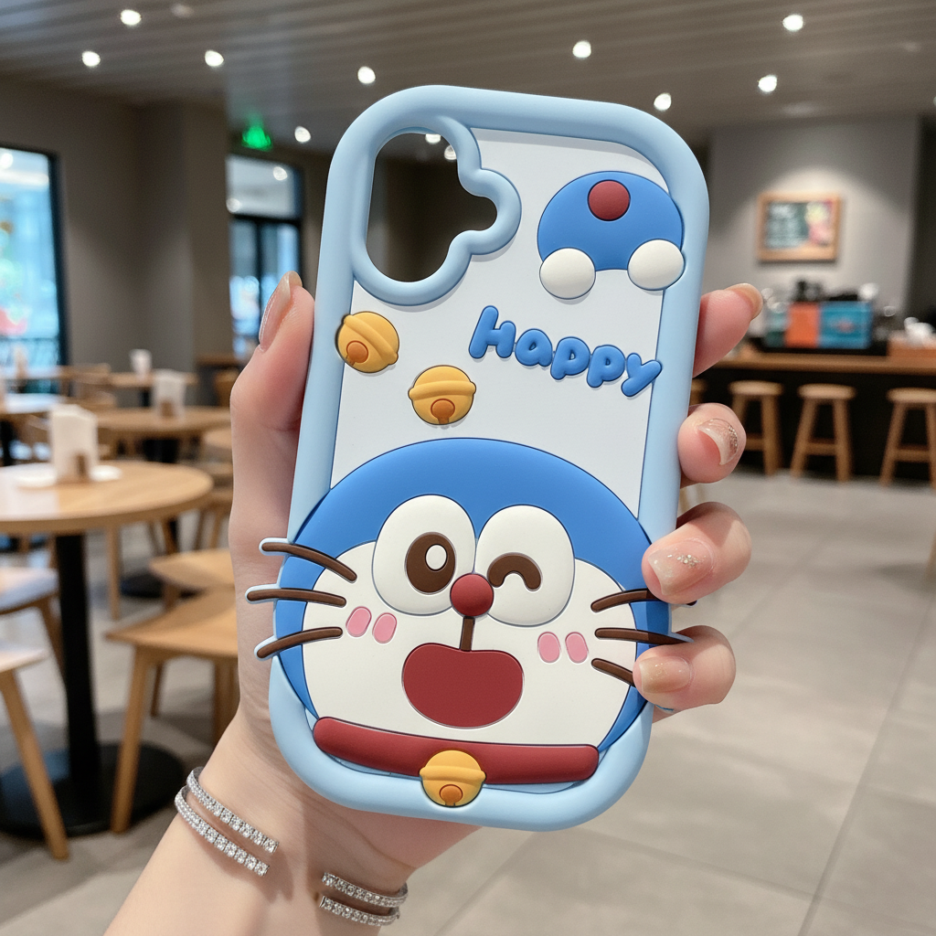 Happy Doraemon - Phone Case For iPhone 16