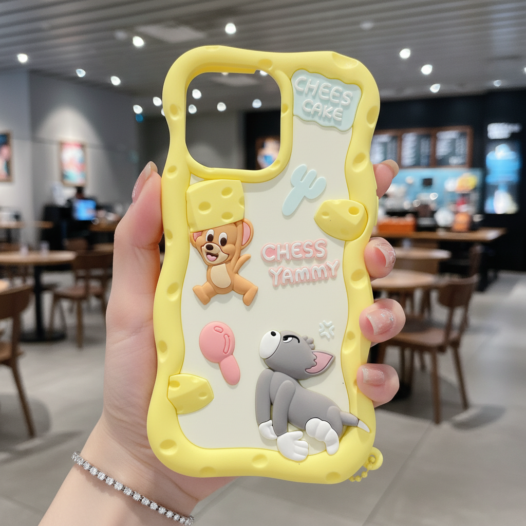 Tom & Jerry Chess Yammy - Phone Case For iPhone 14 Pro