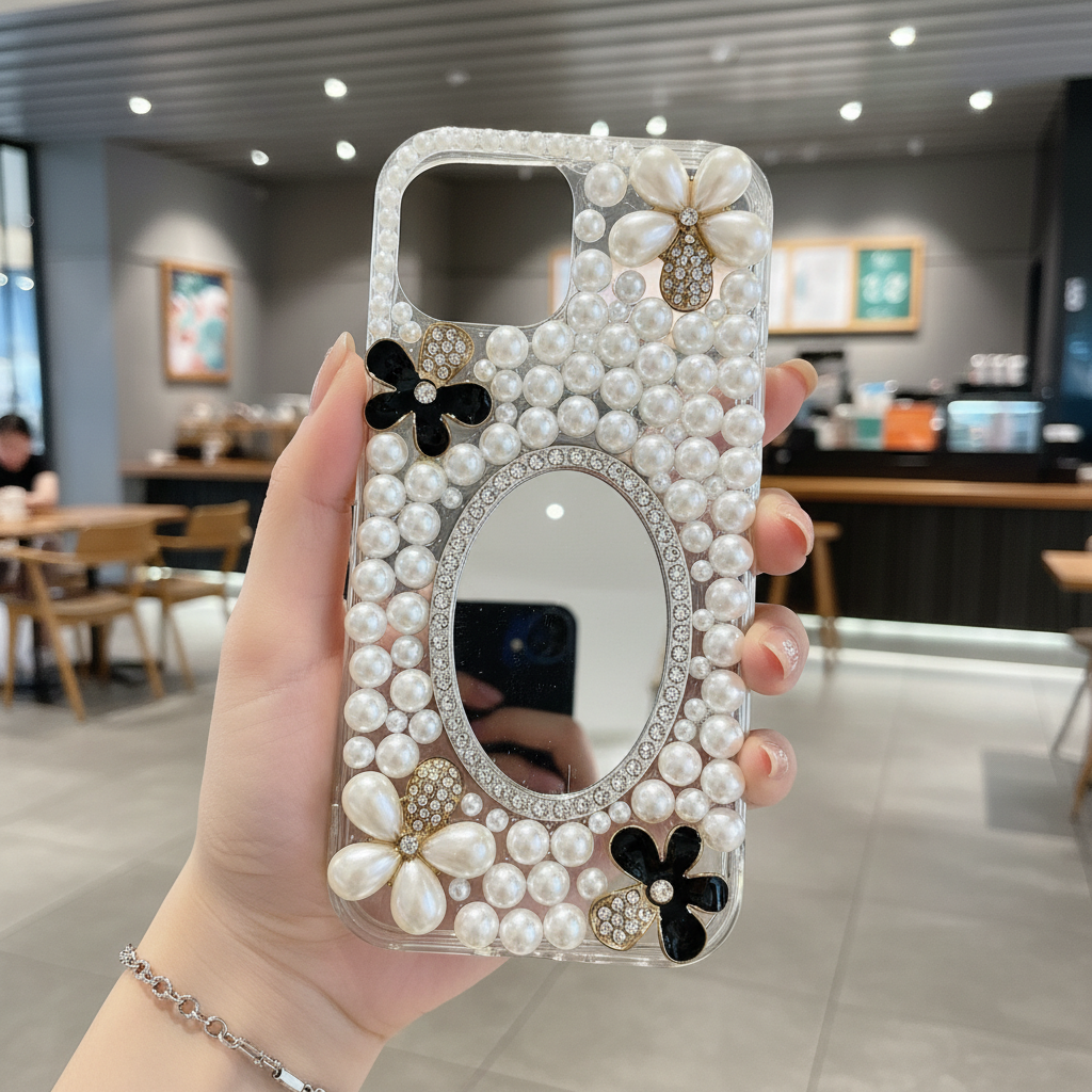 Pearl With Mirror - Phone Case For iPhone 14