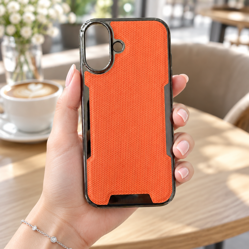 Orange Tactical Carbon Edition - Phone Case For iPhone 17