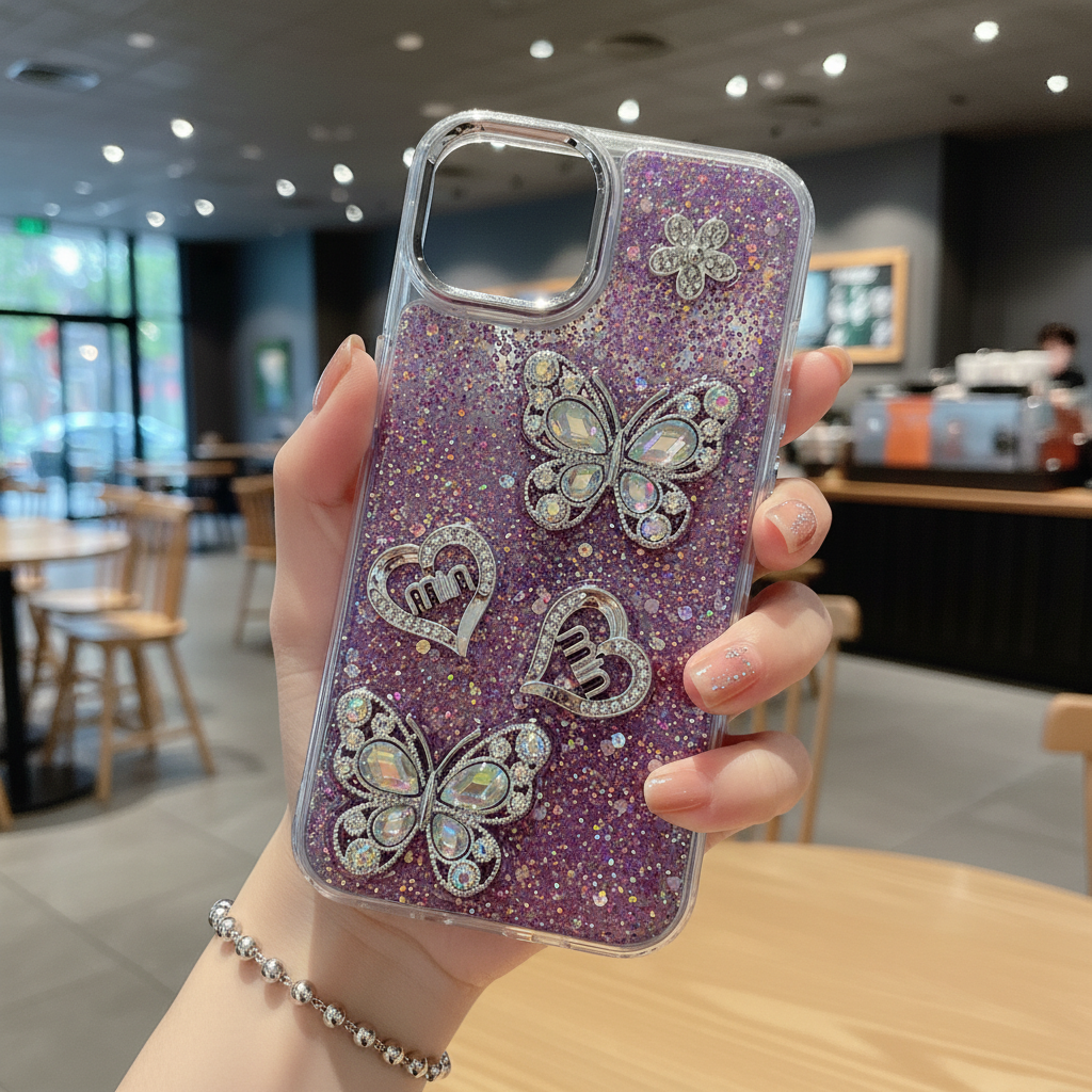Angel Butterfly Love Silicone Phone Case