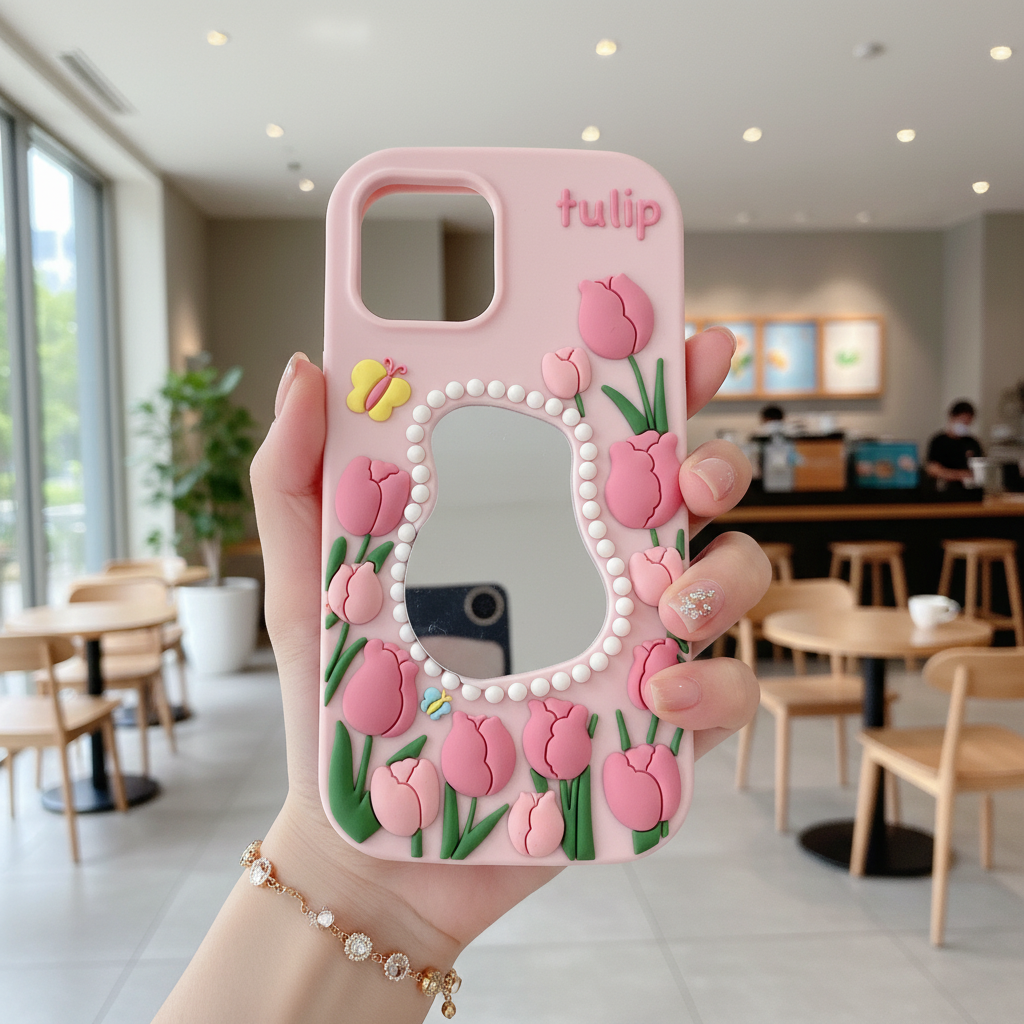 Tulip Mirror - Phone Case For iPhone 12