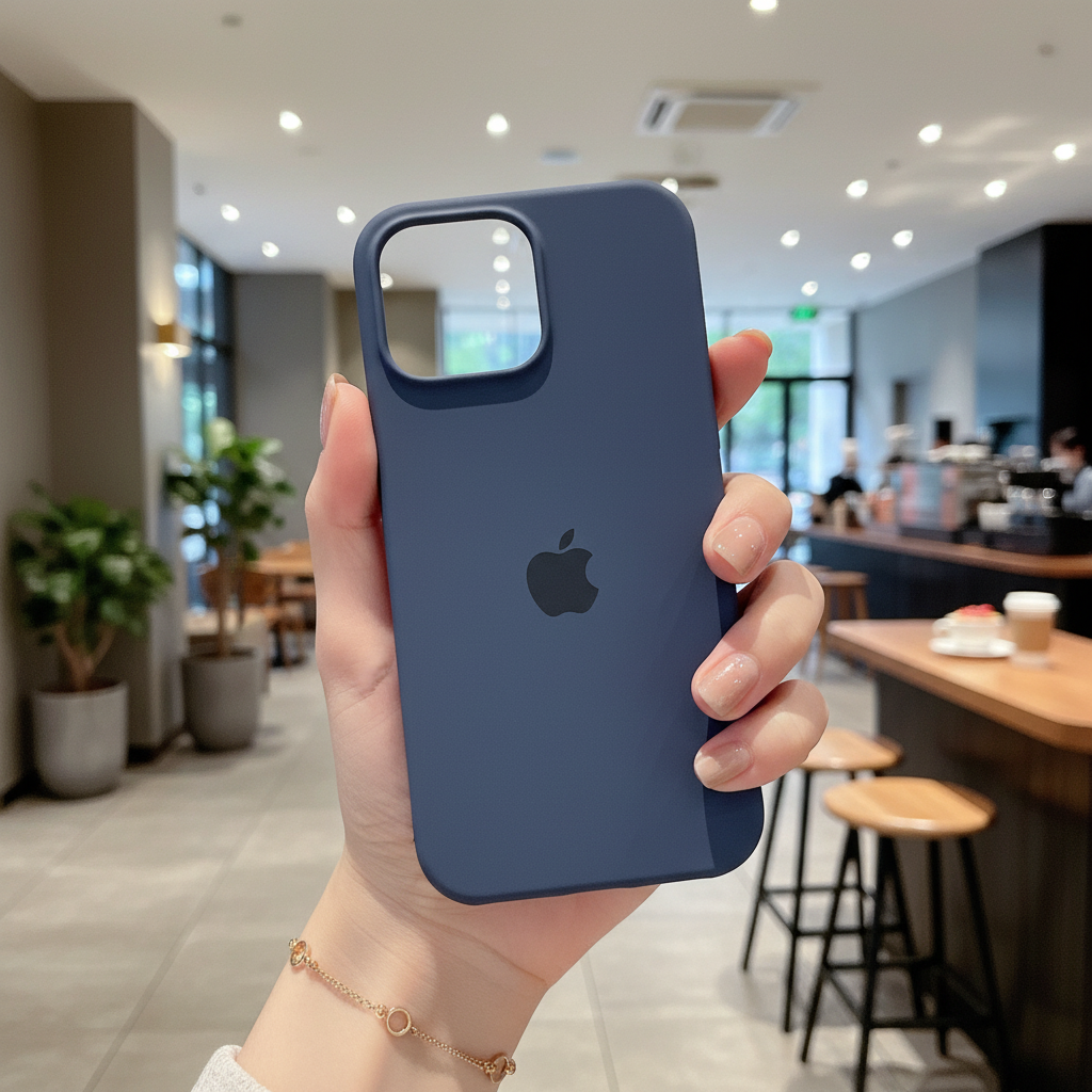 Original Blue Silicon Phone Cases
