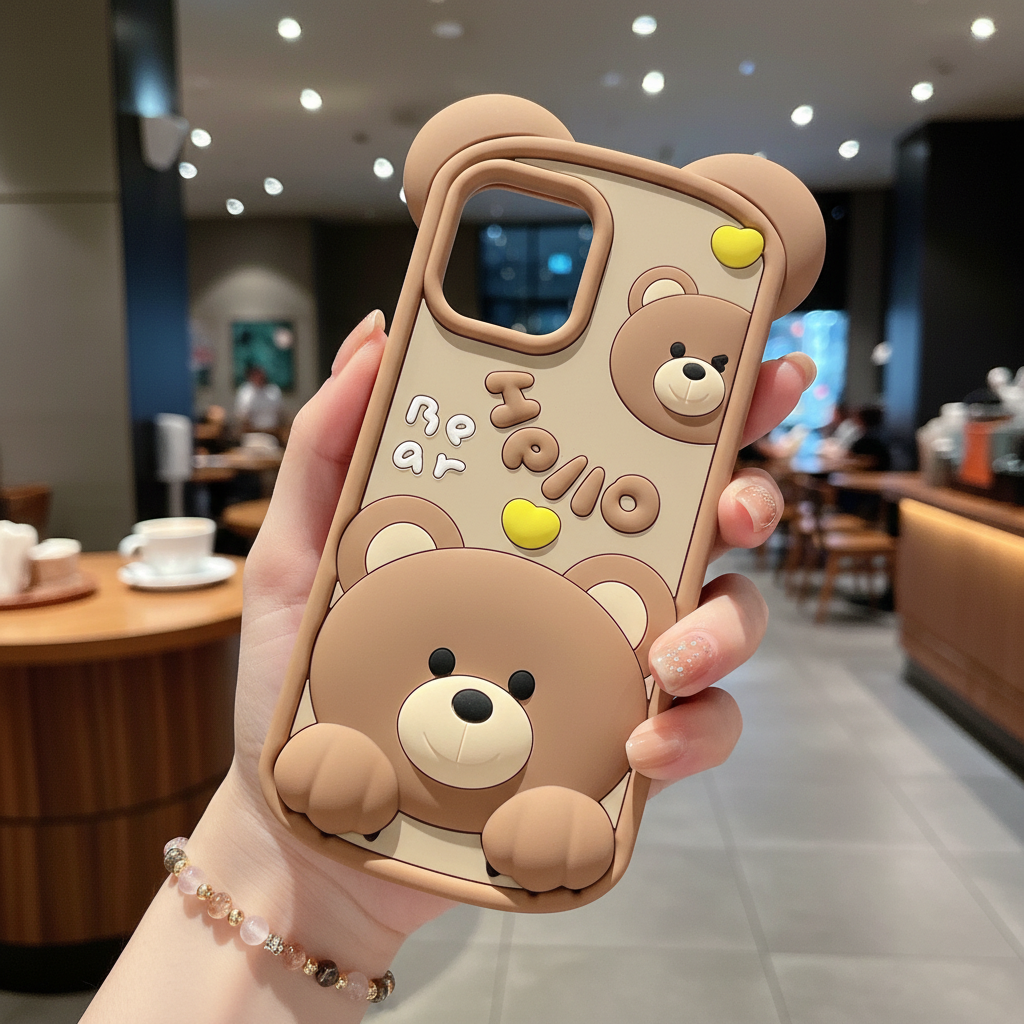 Hello Bear - Phone Case For iPhone 12