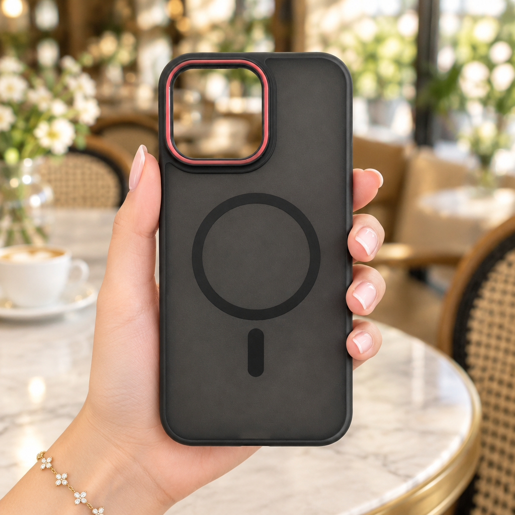 Stealth Black MagSafe Compatible - Phone Case For iPhone 16 Pro