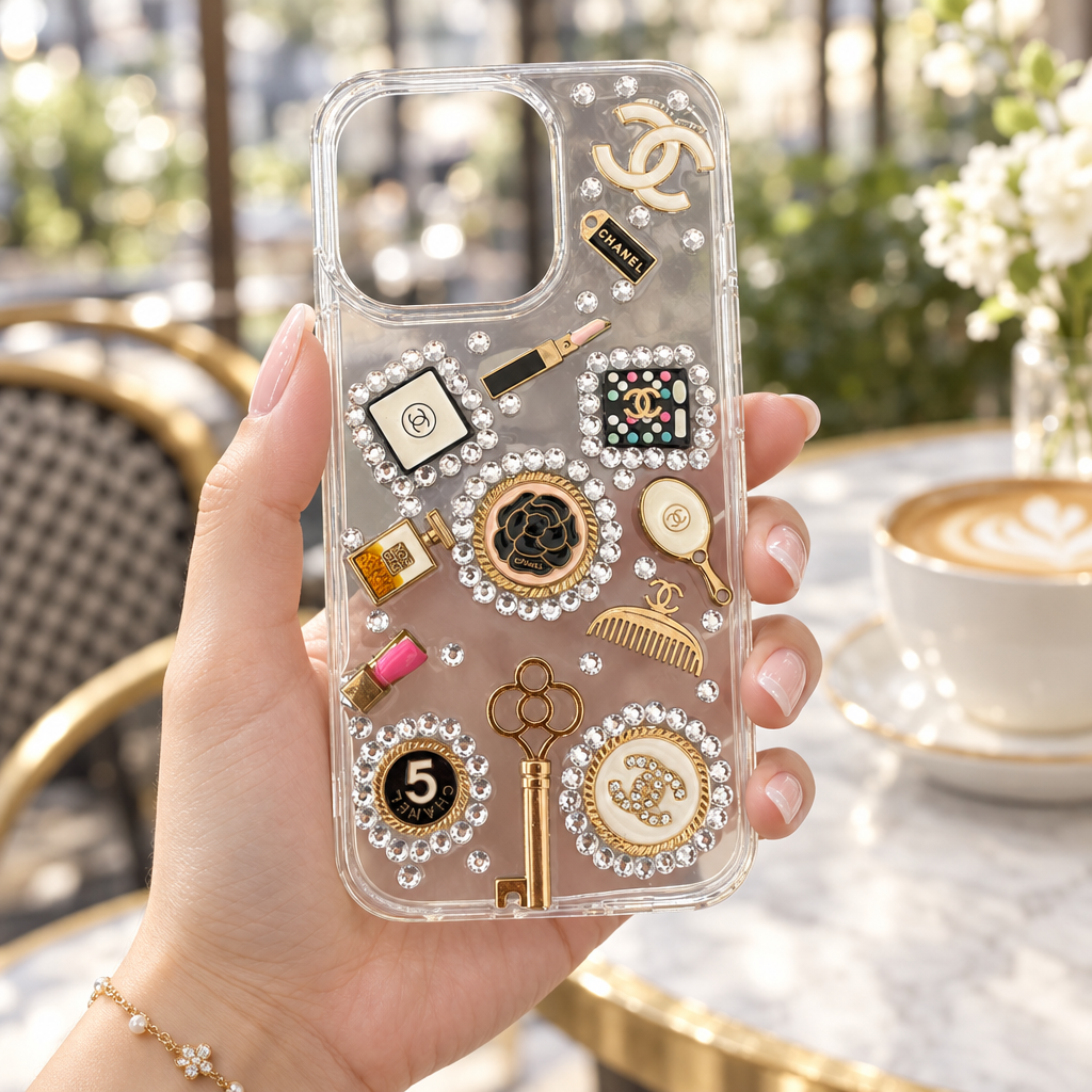 Clear Makeup Back Cover Case for iPhone