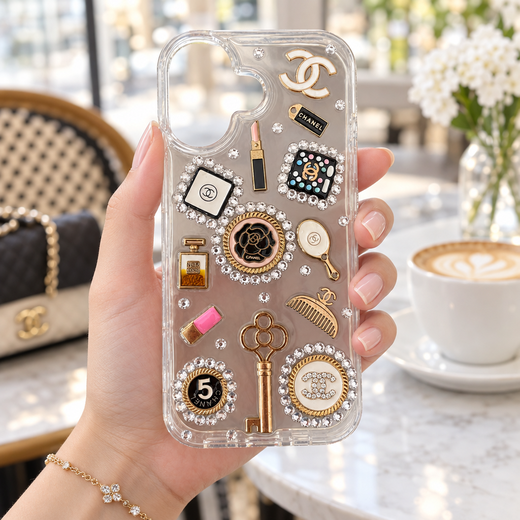 Clear Makeup Back Cover Case for iPhone